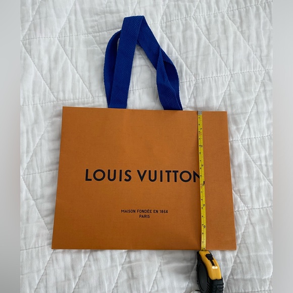 Louis Vuitton shopping bag orange blue. Fantastic condition. Only stored - Picture 2 of 9